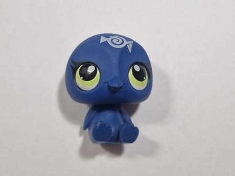 Littlest pet shop fialový ptáček,