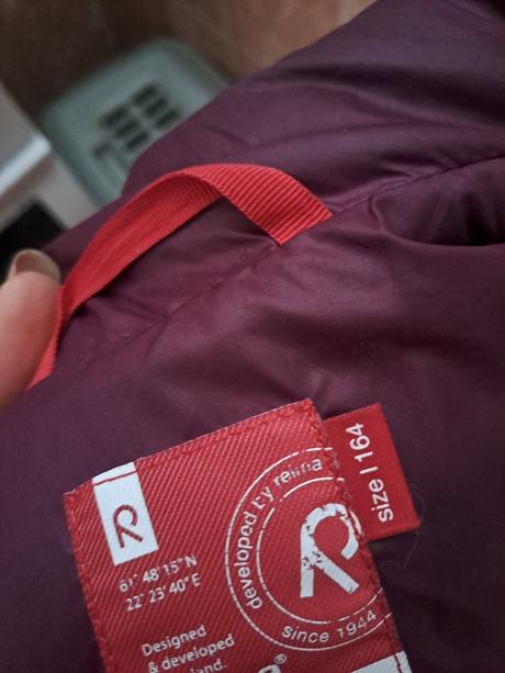 Péřová bunda reima, v. 164, reima,164