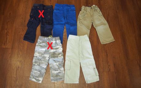 3x kalhoty vel.92, next,92