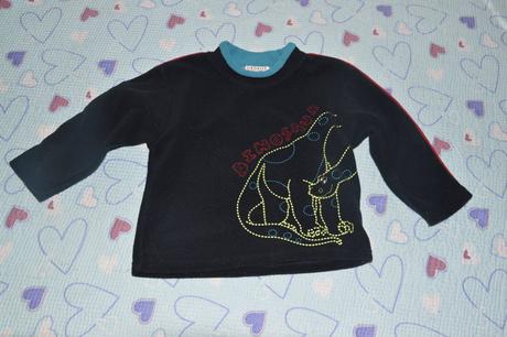 Fleesová mikina s dinosaurem, george,98