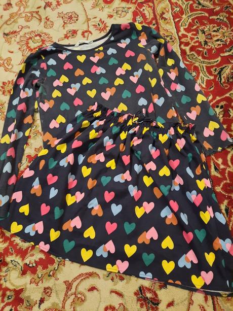 Srdíčkový komplet, h&m,134