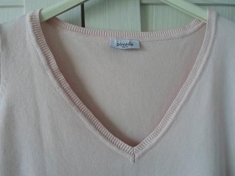 Růžový svetr svetřík do véčka, pimkie,s