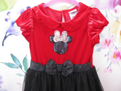 Karneval-šaty s čelenkou minnie mouse, 