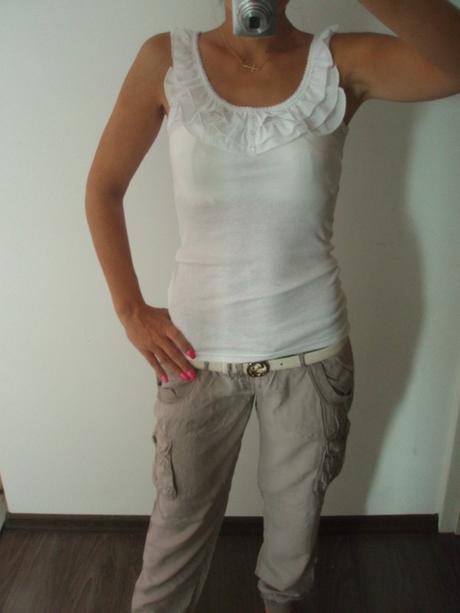 Šedé plátěné kalhoty liu.jo, liu jo,s