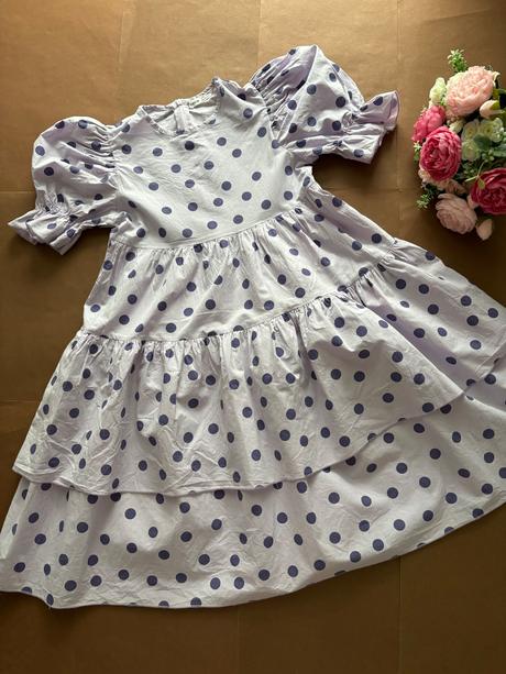 Ob/ šaty s puntiky - v.128, 128