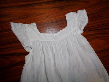 Krásná bílá vzdušná tunika, young dimension,116