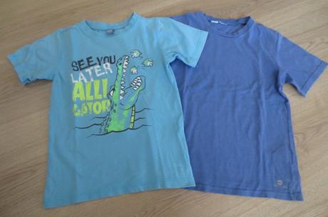 2x tričko/triko krátký rukáv 6-7 let, dopodopo,122