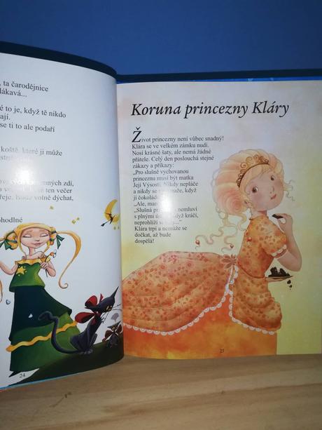 Kniha - o princeznách a vílách,