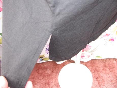 Černé prodloužené dámské tričko basic, basics,40