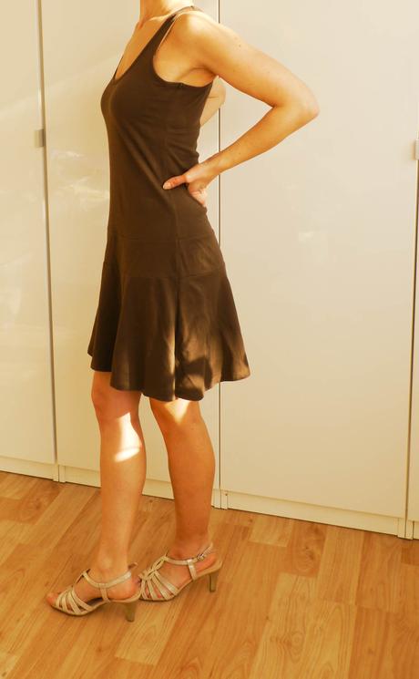 Hnede bavlnene saty vel. 34, 34