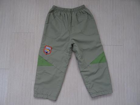 Zateplené šusťákové kalhoty, frog,110