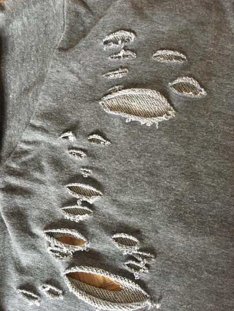 Dámský dírkovaný crop top vel. l, terranova,l