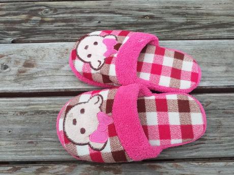 Bačkorky pro holčičky - růžové, vel. 28/29, 28