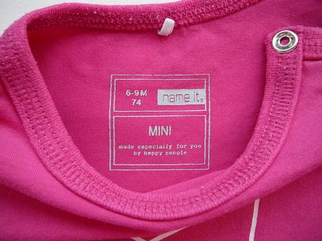 Dívčí tričko dl. rukáv name it, name it,74