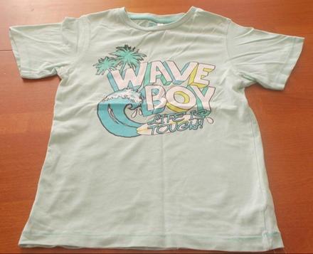 Chlapecké světle zelené triko krátký rukáv c&a, c&a,128