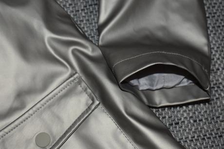 Metalická pogumovaná parka/bunda primark, 152, primark,152