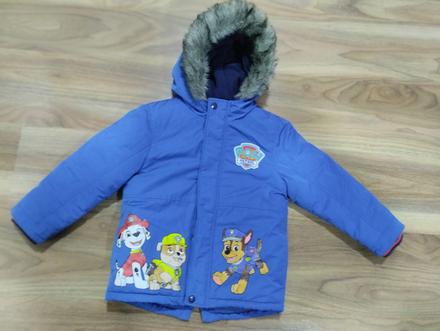 Zimní bunda tlapková patrola, nickelodeon,116