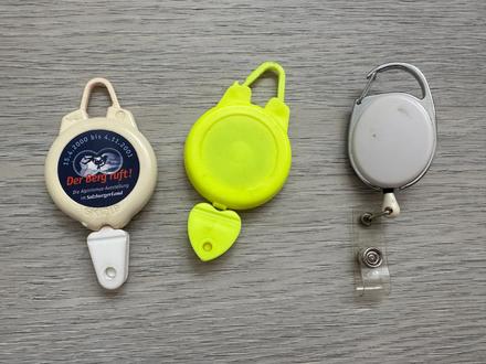 Retro držák / navíječ na skipas, 3 ks, 