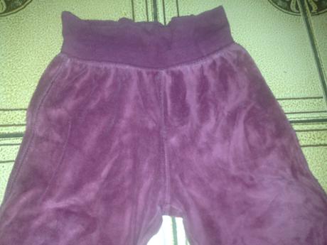 Dívčí semišové tepláky, f&f,80