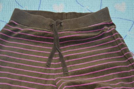 Nošená sametová souprava,tepláky a mikina 122/128, h&m,122