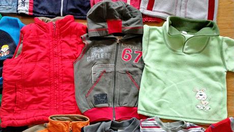 Balík mix věcí na kluka od vel.98-116 jaro/podzim, 86–98