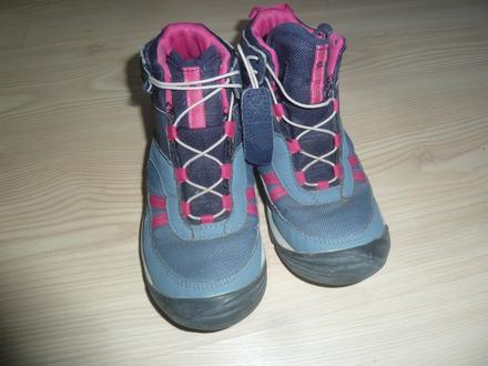 Vysoké nepromokavé turistické boty, decathlon, 32