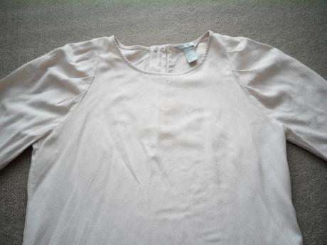 Jemně růžová halenka h/m, h&m,38