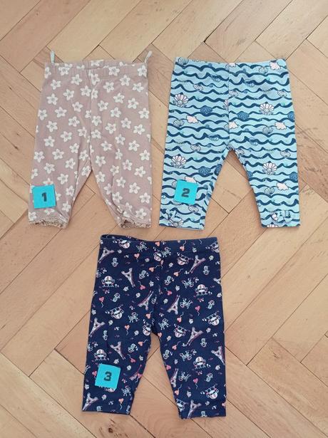 Legíny 3/4, tříctvťáky - 86/92, baby club,86