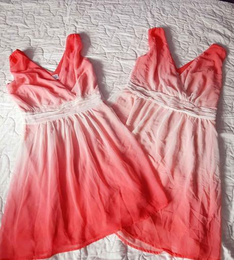 Duhové letní šaty vel. 34, 34