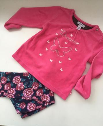 Sametová mikina okaidi france vel.86, 86