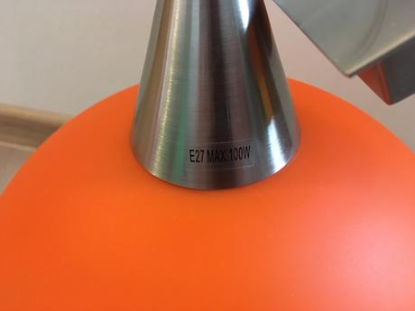 Stropní lampa skleněná, 