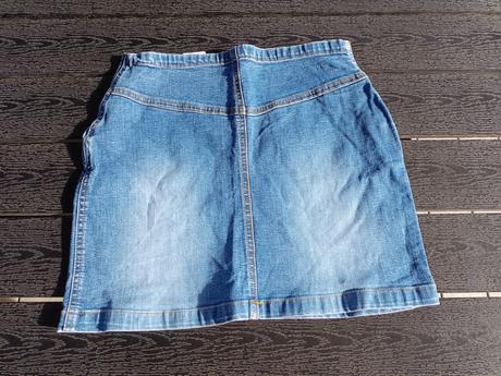 Dívčí riflová, džínová sukně vel. 146/152, 146