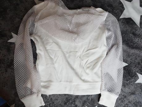 Mikina se sitovanou kapuci a rukavy, 122