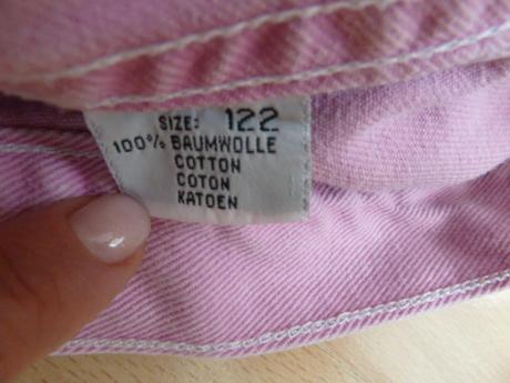 Džínová bunda & bundička vel. 122/128, 122