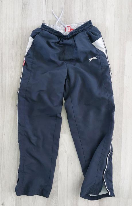 Šusťákové kalhoty vel. 122/128, slazenger,128