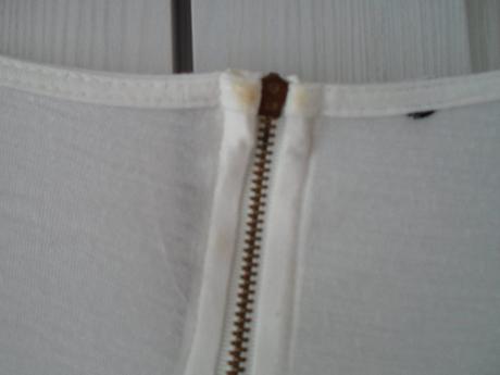 Bílé krajkové tričko triko 3/4 rukáv, h&m,m