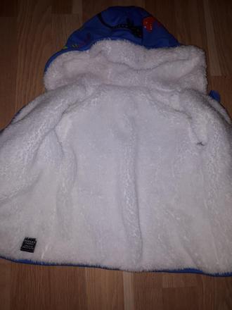 Modrá bundu, mikina s dinosaury 68 joules, 68