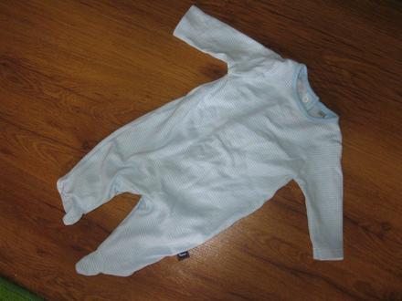 Modro-bílý proužkovaný overal, 62