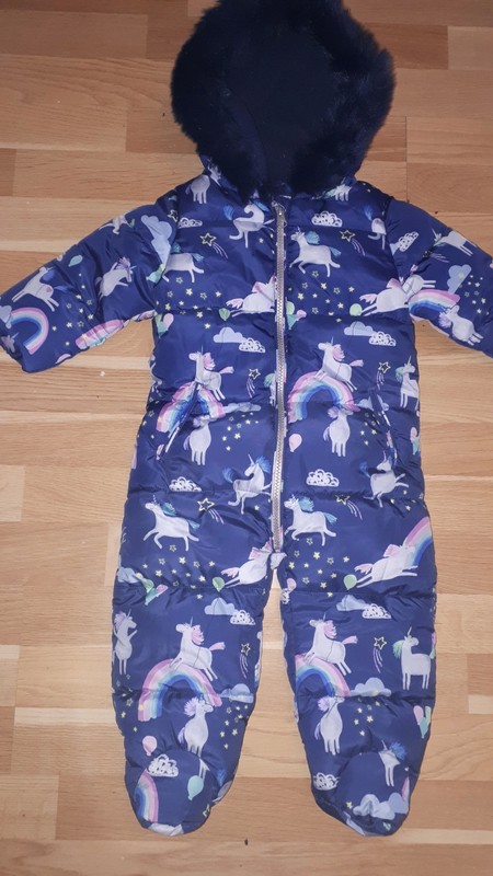 Zimní kombinéza s koniky, poníky next 80, next,80