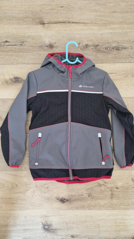 Softshelová bunda vel.128/134, alpine pro,128