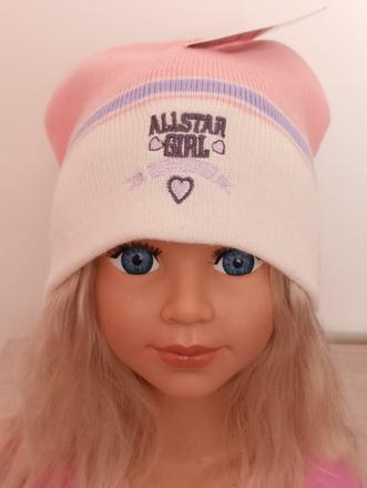 Dívčí růžová čepice, 128