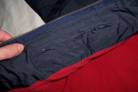 Tmavě modrá teplá bunda s odepínacími rukávy, success,134