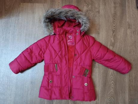 Dívčí zimní kabát/delší bunda palomino,vel.98, palomino,98