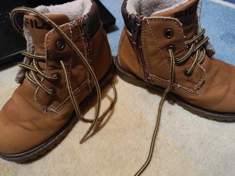 Klučičí podzimní boty vel. 25, vn.stélka 16,5 cm, fila,25