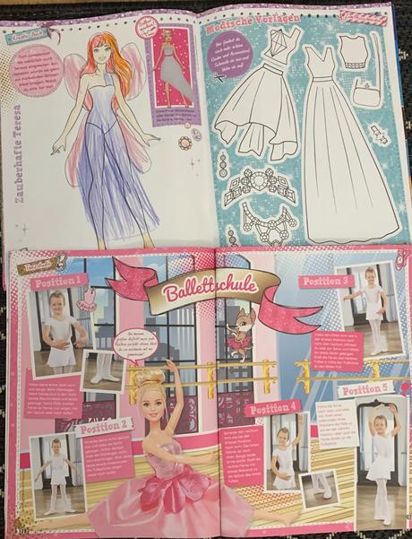 Sada s barbie a chelsea a s časopismi,