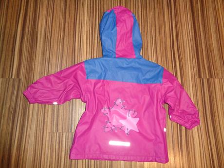 Růžovofialová nepromokavá bunda 86/92, 86