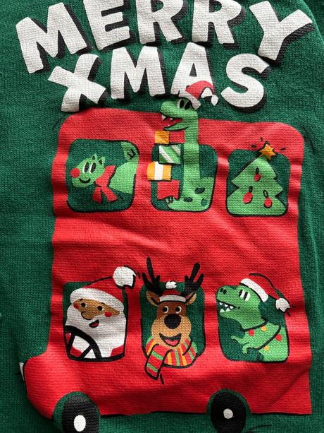 Vánoční svetr - v.98/104 / zn. h&m, 104