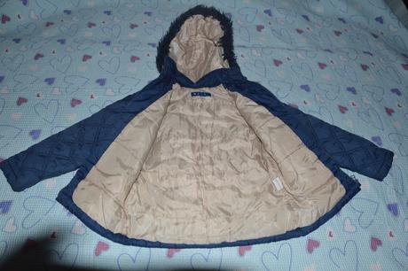 Prošívaná bundička kabátek zimní oteplené, 110
