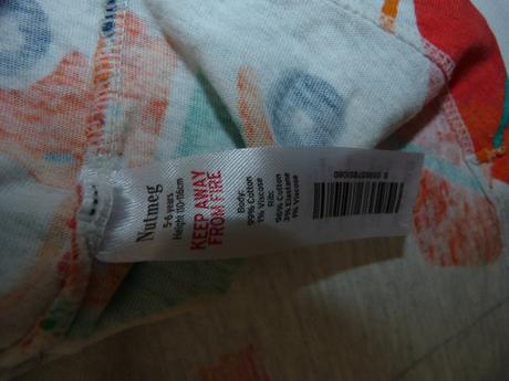 Nutmeg tričko vel. 116, nutmeg,116