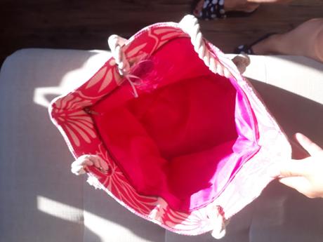 Světle růžová béžová plážová taška kabelka, 